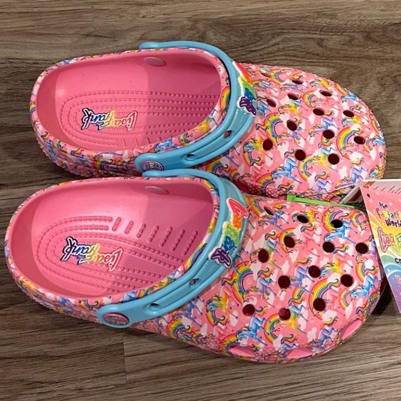 Crocs X Lisa Frank Classic Clog Shoes - Picture 3 of 12